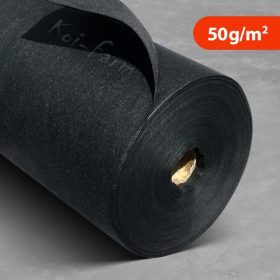 Geotextília fekete színű 50 g/m² 1,6 x 10 m