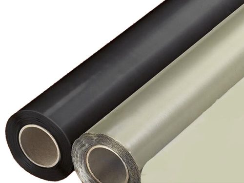 Talajtakaró, párafékező és építési fólia újrahasznosított 200g/m2 PE - 0,2 mm - 4 x 25 m egész tekercs (100m2)  ár/m2