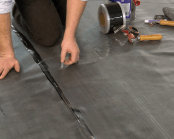 EPDM tófólia kivitelezése